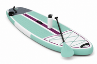 Lightweight Inflatable Paddleboard System with Magnetic Accessory Docking