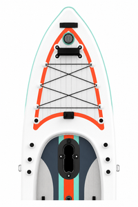 Premium Inflatable Fishing Hybrid Paddleboard System with Pedal Drive Compatibility