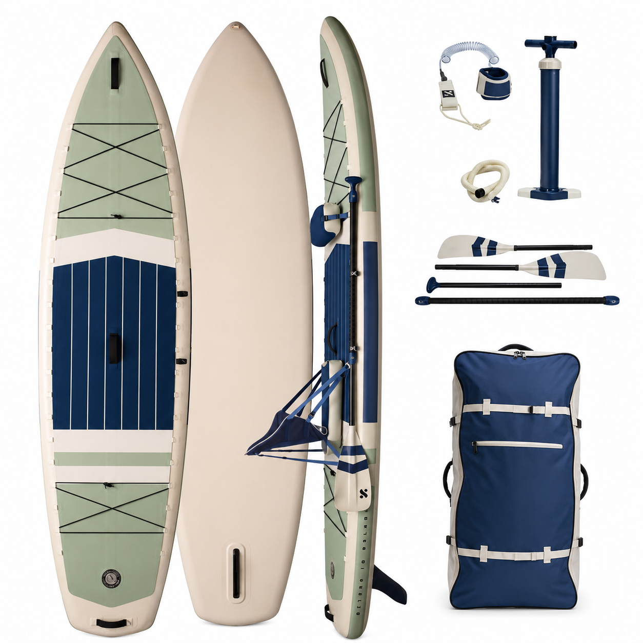 Ultra-Light Inflatable Hybrid Kayak & Paddleboard System with Welded Seams