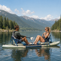 Ultra-Light Inflatable Hybrid Kayak & Paddleboard System with Welded Seams