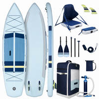 Eco-Conscious Inflatable Hybrid Kayak & Paddleboard System – Compact Travel Edition