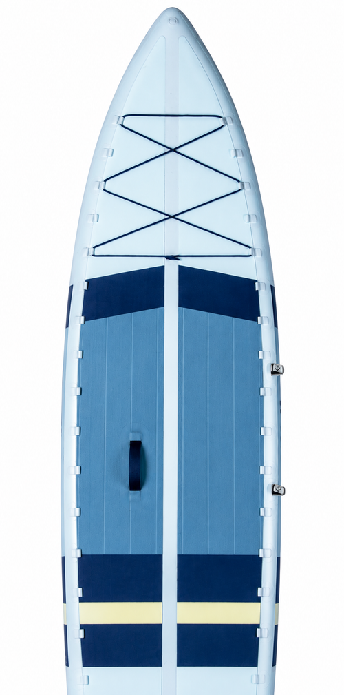 Eco-Conscious Inflatable Hybrid Kayak & Paddleboard System – Compact Travel Edition