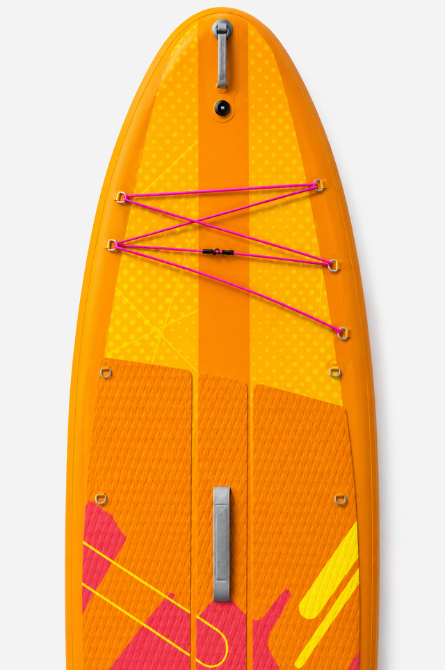 Ultra-Compact Travel Inflatable Paddleboard System – Double Stringer Beginner Edition
