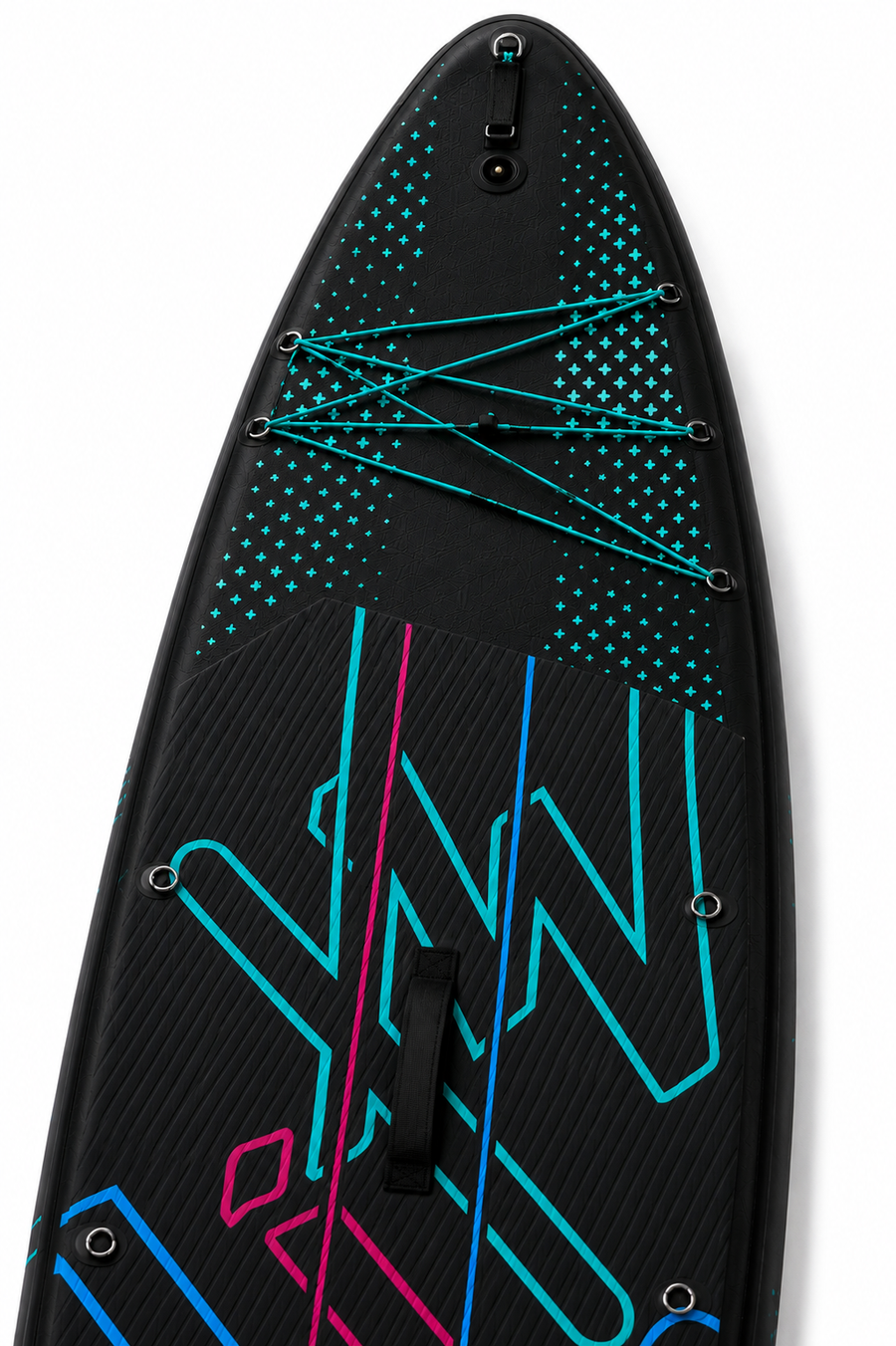 Teal Topographic Ultra-Light Touring Inflatable Paddleboard – Carbon Paddle Performance Edition