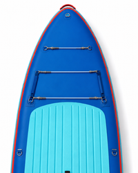 Premium Tropical 10'6" Ultra-Stable Inflatable Paddleboard – Triple-Layer Military PVC Cruise Edition
