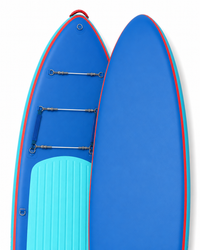 Premium Tropical 10'6" Ultra-Stable Inflatable Paddleboard – Triple-Layer Military PVC Cruise Edition