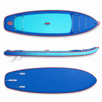 Premium Tropical 10'6" Ultra-Stable Inflatable Paddleboard – Triple-Layer Military PVC Cruise Edition