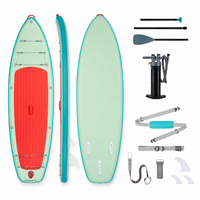Premium Deep Emerald 10'6" Ultra-Stable Inflatable Paddleboard – Triple-Layer Military PVC Cruise Edition