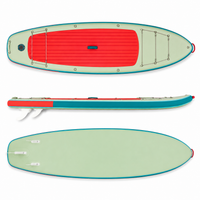 Premium Deep Emerald 10'6" Ultra-Stable Inflatable Paddleboard – Triple-Layer Military PVC Cruise Edition