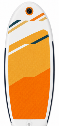 Premium 5'7" Inflatable SUP & Wing Foil Board – Carbon Track Plate Fusion Structure with High-Pressure 26 PSI Rigid Core