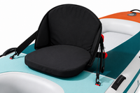 Premium 13'2" Tandem Inflatable SUP & Kayak Hybrid – Deep Cockpit 2-Passenger Expedition Cruiser with Removable Drop-Stitch Deck Floor
