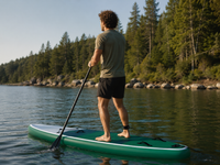 Premium 12'6" Expedition Inflatable Touring SUP – Dual-Fin Heavy Cargo Cruiser with RSS Side-Stiffening System & Underbelly Nose Runner