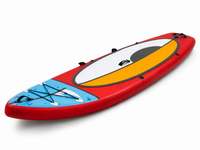 Premium 9'0" Junior All-Round Inflatable SUP – Ultra-Light 6kg Kids Recreational Board with Tropical Jungle Art & Light Tech Double-Layer Core