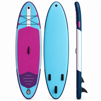 Premium 10'8" Vibrant All-Round Inflatable SUP – 84cm Extra-Wide Yoga & Cruise Board with Action Camera Mount, 3 Slide-In Fins & Family Swim Pack