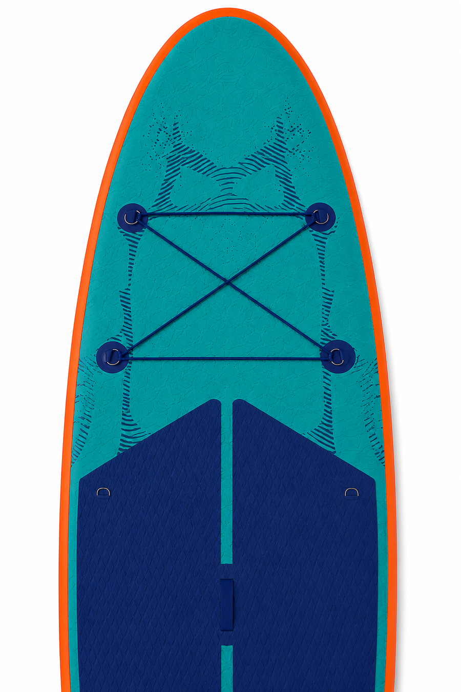 Premium 10'6" Lightweight Low-Profile Inflatable SUP – 12cm Anti-Wind Double-Layer Fusion Board with Carbon-Nylon Paddle & Wheeled Travel Backpack