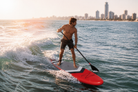 Premium 10'8" All-Around Inflatable SUP – 31" Wide Double-Layer Rapid Core Drop-Stitch Board with Heavy-Duty EVA Footpad, High-Pressure 20 PSI Construction & Aluminum Paddle Pack