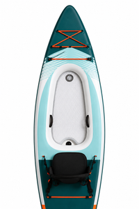 Premium 11'2" Expedition Double-Chamber Inflatable SUP-Kayak Hybrid