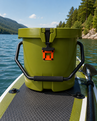 Premium 5-Gallon Heavy-Duty Utility Cooler & Stand-Up SUP Seat Cube