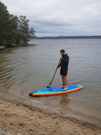 Premium 12'6" Ultra-Light Carbon Racing SUP – Woven Drop-Stitch DLW Core with 3K Carbon Stringers & Hydrodynamic Speedtail